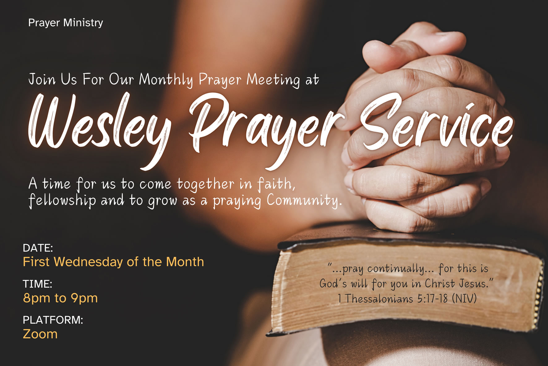 Wesley Prayer Service