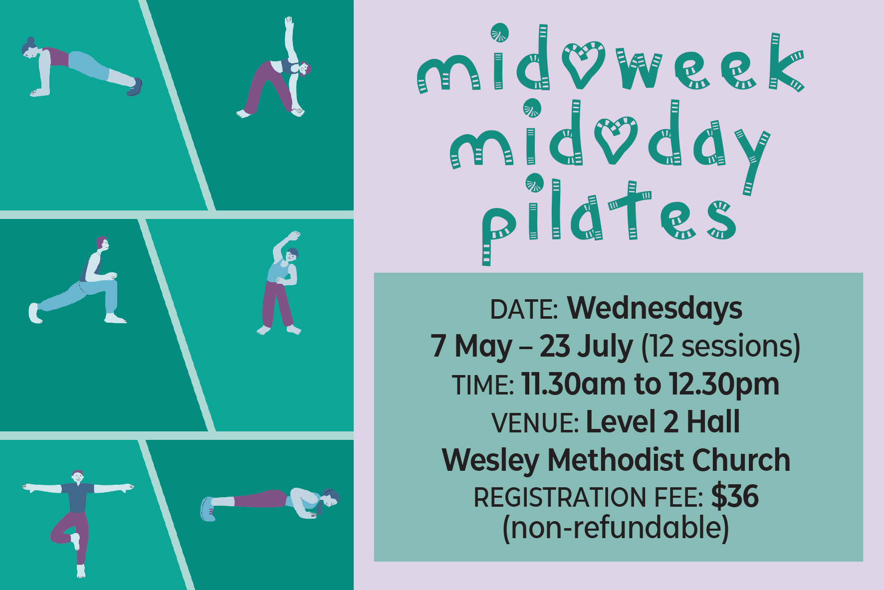 Midweek Midday Pilates