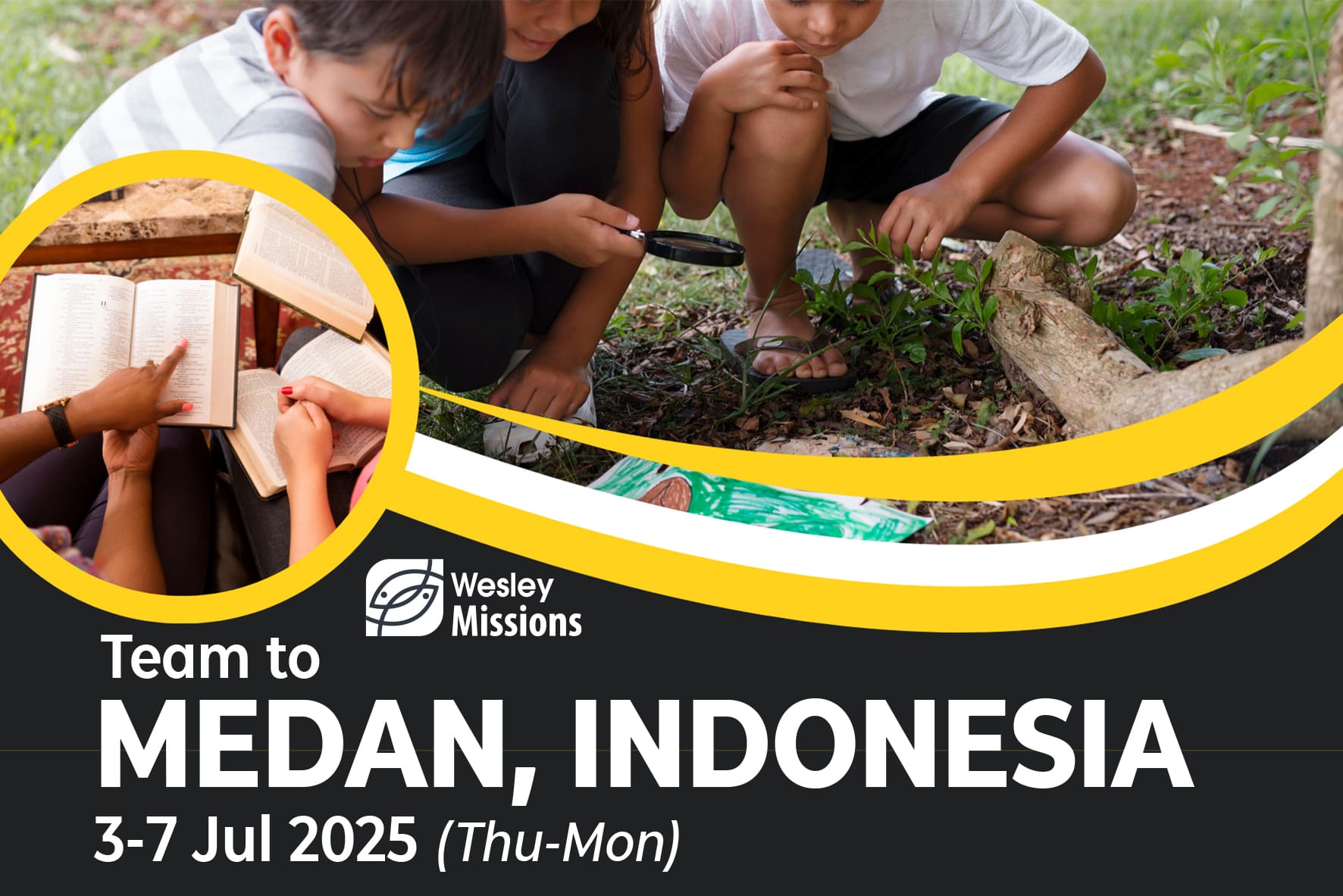 Team to Medan, Indonesia