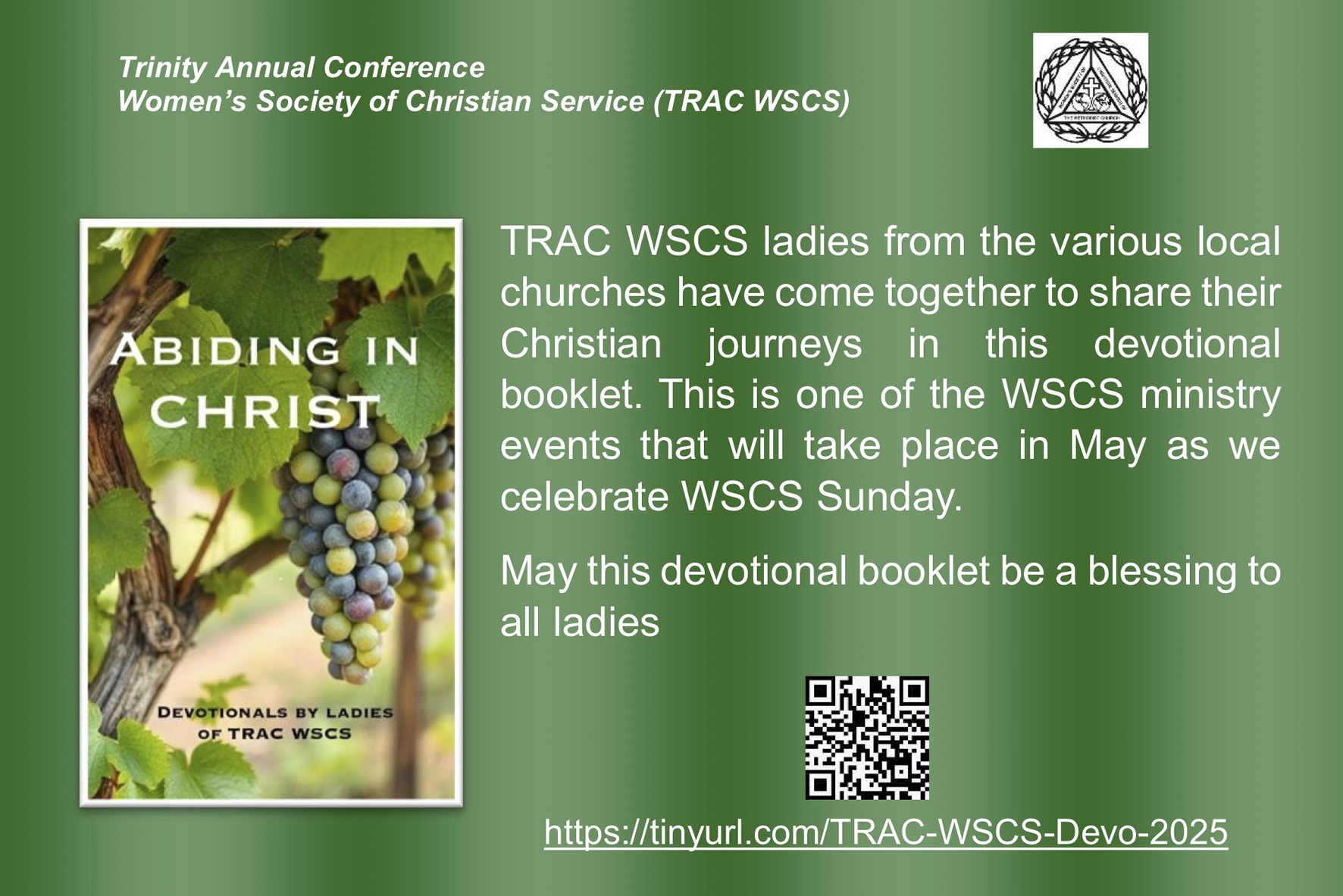 TRAC WSCS Devotional Booklet