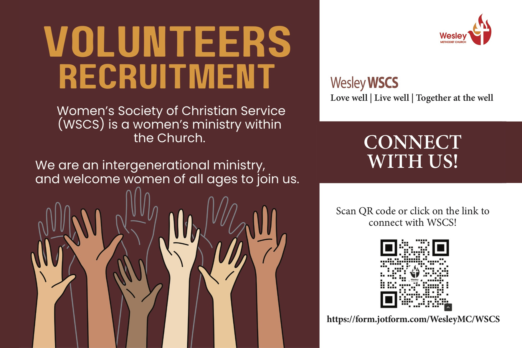 WSCS Volunteers Recruitment