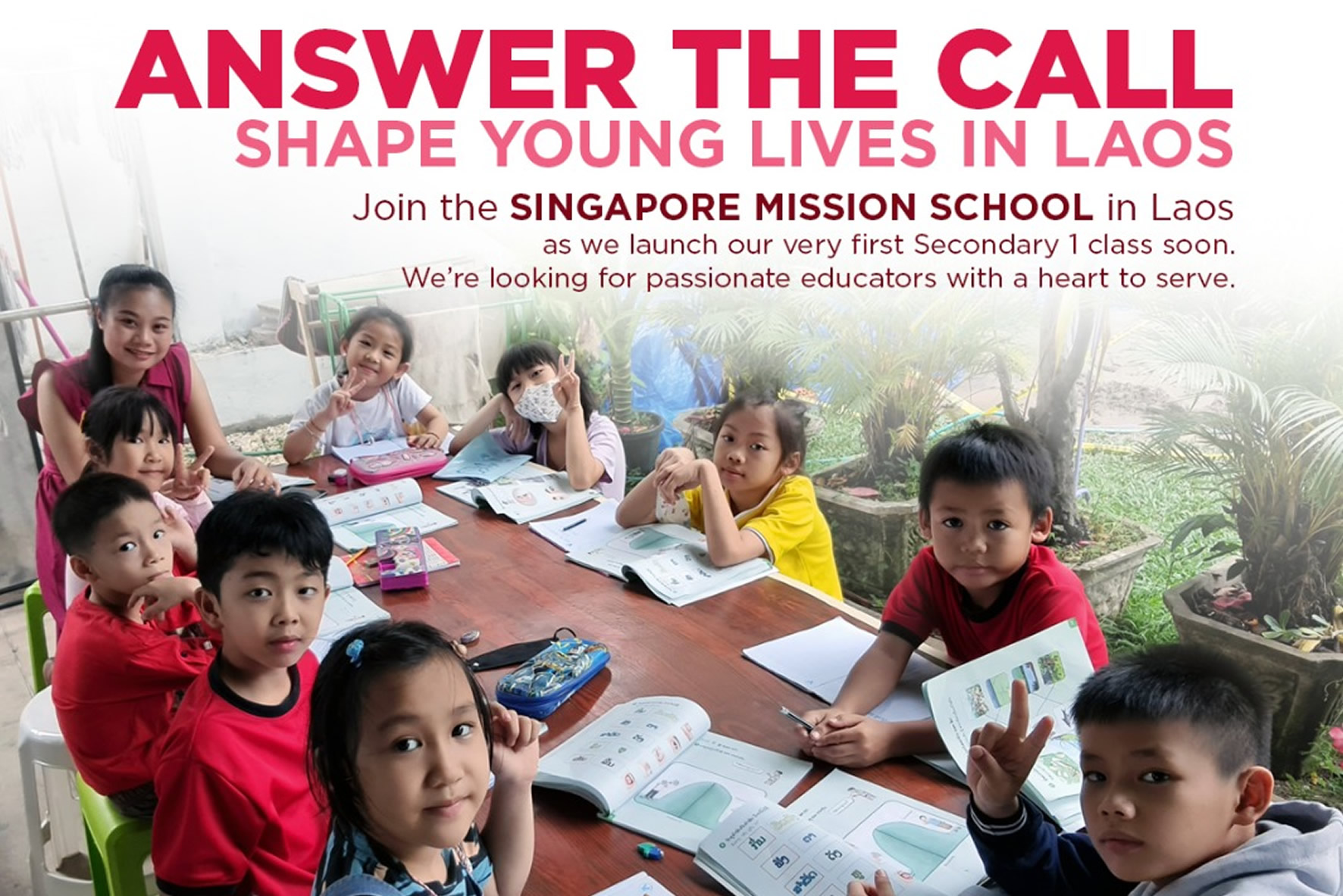 Answer the Call! Shape young lives in Laos