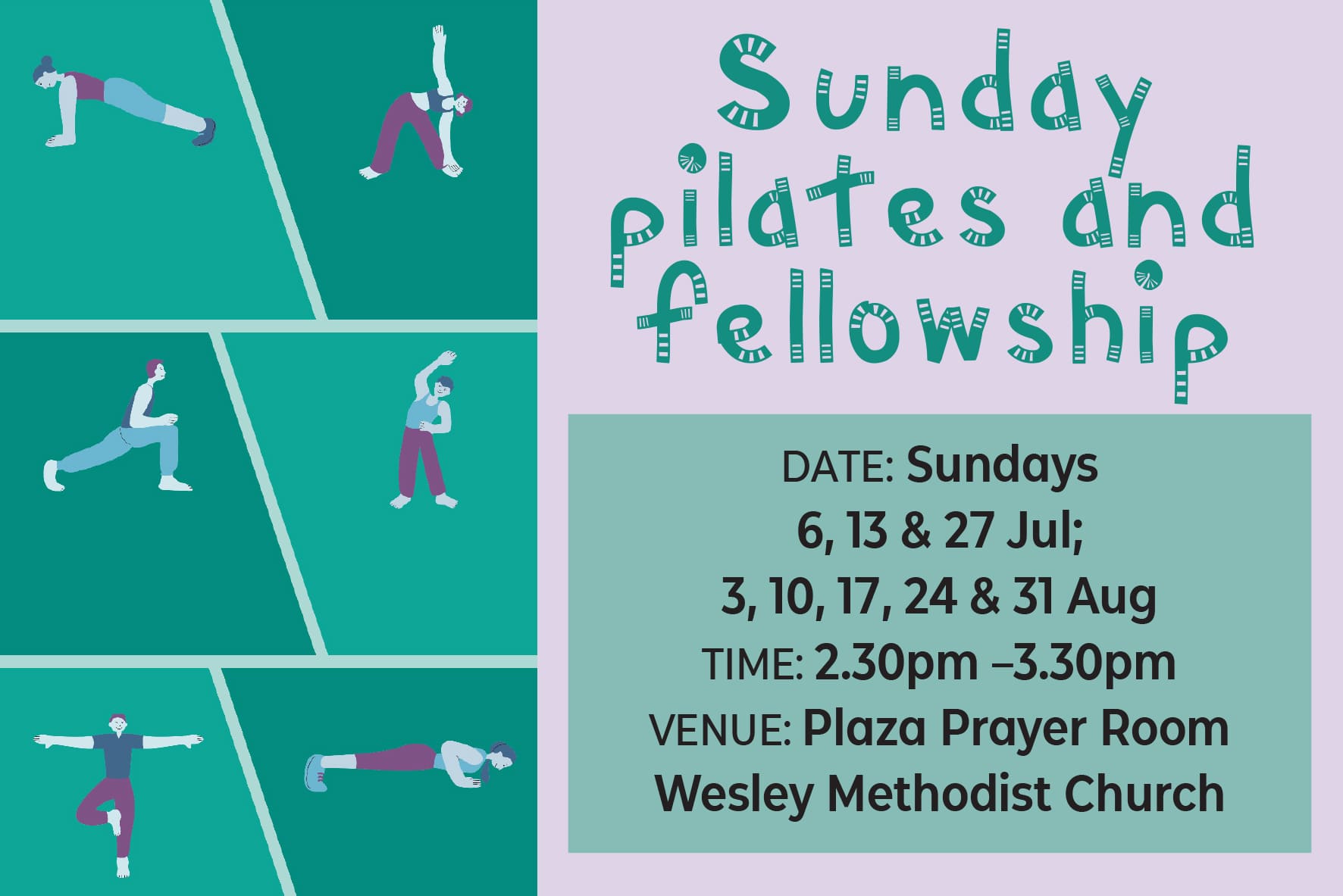 Sunday Pilates & Fellowship