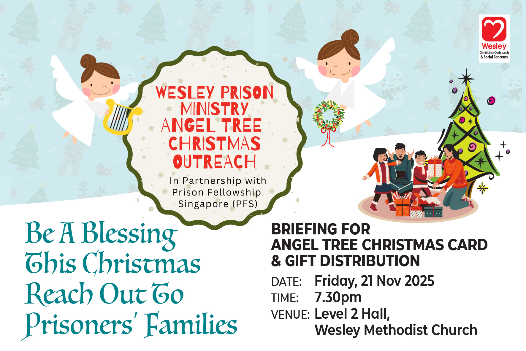 Wesley Prison Ministry Angel Tree Christmas Outreach