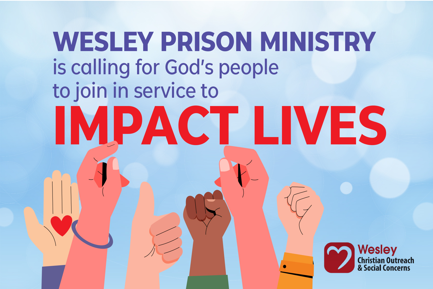 Wesley Prison Ministry - Call To Volunteer