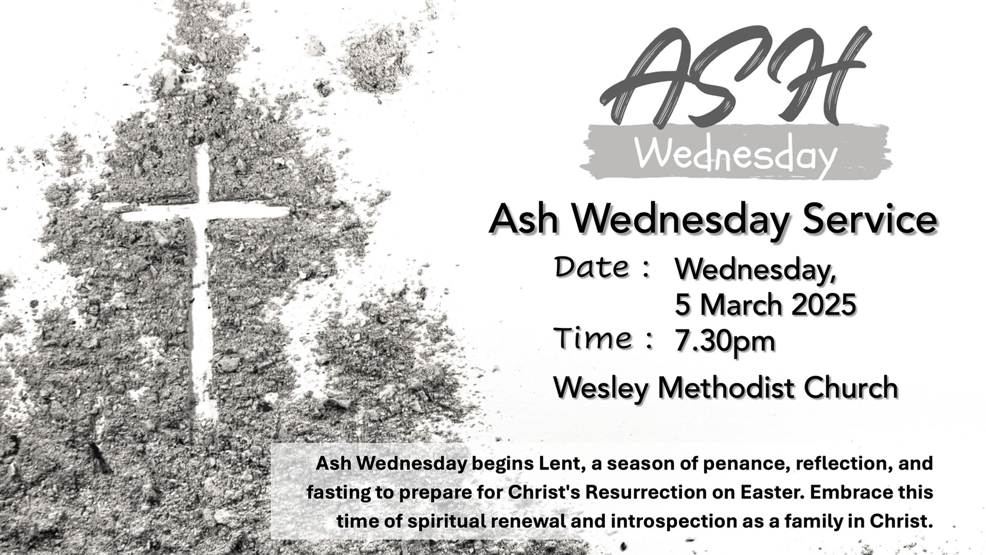 Ash Wednesday 2025