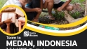 Team to Medan, Indonesia
